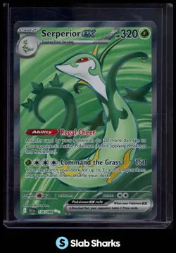 2025 POKEMON SV BLACK BOLT - BLK EN #156/086 SERPERIOR EX ULTRA RARE - Image 1
