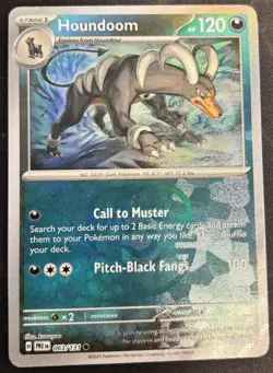 Pokemon Houndoom 063/131 (Master Ball Pattern) Pokemon TCG Prismatic Evolutions - Image 1