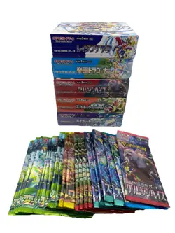 Pokemon Scarlet & Violet 5 Booster Boxes Japanese Lot Bundle Sealed Loose Packs - Image 1