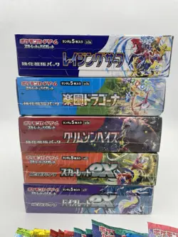 Pokemon Scarlet & Violet 5 Booster Boxes Japanese Lot Bundle Sealed Loose Packs - Image 3