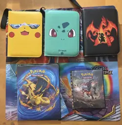 Vintage & Modern Pokemon Accessories Binders Charizard Pikachu Bulbasaur - Image 3