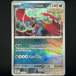 Pokemon TCG Prismatic Evolutions Roaring Moon Master Ball Pattern 065/131 NM - Image 1