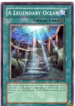 Yugioh! LP A Legendary Ocean - LOD-078 - Common - 1st Edition Lightly Played, En - Image 1