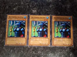 3X The Furious Sea King LOB-033 - Yugioh Yu Gi Oh! 3 Playset Mixed - Image 1