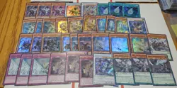 YuGiOh Cards Yang Zing Deck Core Chiwen Light Suanni Fire Jiatu Darkness Pulao + - Image 1