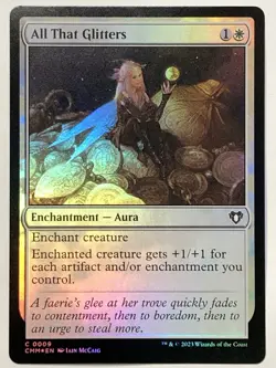 MTG TCG - All That Glitters 009 Commander Masters Foil - NM (Free Shipping $5+) - Image 1