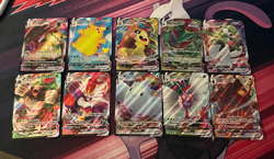 10 VMAX Card Lot Pokemon TCG - Image 1