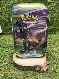 Pokemon Prismatic Evolutions Mini Tin Umbreon TCG Card New Sealed - Image 1