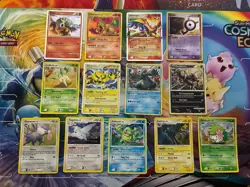 Vintage Pokemon Card Lot Holo Fire Charizard Leafeon Entei - Image 1