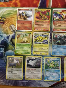 Vintage Pokemon Card Lot Holo Fire Charizard Leafeon Entei - Image 3