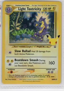 Light Toxtricity SWSH137 SWSH: Sword & Shield Promo Cards Holo - ACTUAL CARD - Image 1