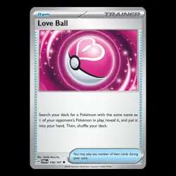 Love Ball 156/167 - Twlight Masquerade Pokemon Card - Image 1