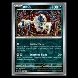 Absol 113/182 - Reverse Holo - TCG Paradox Rift Pokemon Card - Image 1