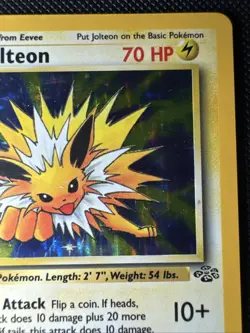 Jolteon 04/64 Jungle Holo Vintage 1999 Rare Pokemon Card NM/Mint - Image 5