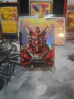 Gundam TCG Card Game Dual Impact Foil Resource GD02 C+ R-013 Red Gundam - Image 1