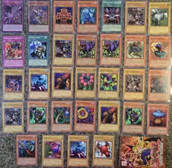 Yu-Gi-Oh! Card Lot Vintage Holos Yugioh Lot LP (32) Plus Official Rulebook! - Image 1