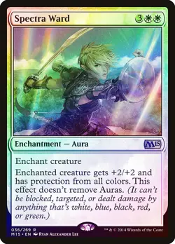 Spectra Ward FOIL Magic 2015 / M15 NM White Rare MAGIC GATHERING CARD ABUGames - Image 1