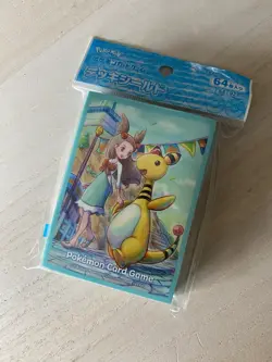 Jasmine & Ampharos Card Sleeves (64) Pokemon Center Japan New/Sealed - Image 1