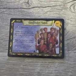HARRY POTTER TCG GRYFFINDOR MATCH #11/80 DIAGON ALLEY 2002 FOIL Card UNPLAYED - Image 1