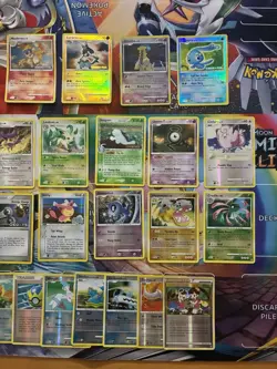 Vintage Pokemon Card Lot Reverse Holo Fire Giratina Leafeon - Image 2