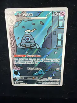 Pokemon TCG Dusclops 069/064 Shrouded Fable Holo Illustration Rare Card - Image 1