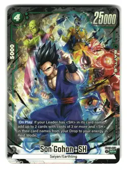 Son Gohan : SH FB07-058 SR☆ Dragon Ball Super Fusion World Card - Image 1