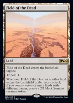 Field of the Dead - Light Play MTG Magic 2020 Core Set - Image 1
