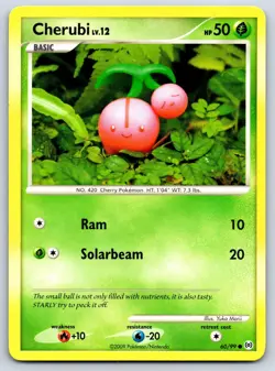 Cherubi - Platinum Arceus 60/99 Yuka Morii Pokemon Card LP - Image 1