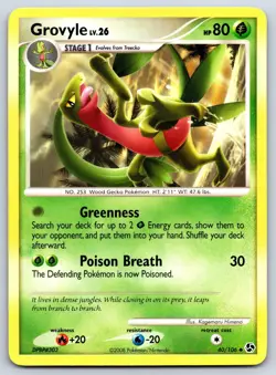 Grovyle - DP Great Encounters 40/106 Kagemaru Himeno Pokemon 151 Card LP - Image 1
