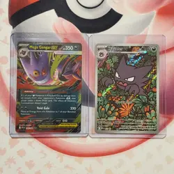 Haunter 027 Promo + Mega Gengar ex 056/094 - Box Fresh - Pokemon Card Lot #865 - Image 1