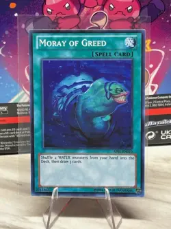 1st Edition Moray of Greed AP01-EN010 Super Rare - Image 1