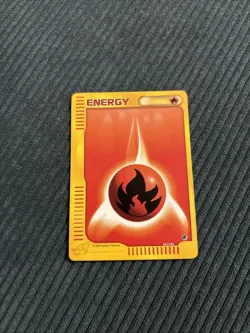 Fire Energy 161/165 Common Expedition Pokemon Card 2002 WOTC E Reader - Image 1
