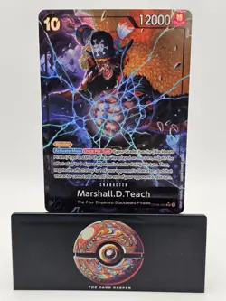 Marshall D. Teach Alt Art OP09-093 ENGLISH SR Emperors ONE PIECE Card TCG NM - Image 1