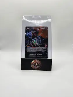 Marshall D. Teach Alt Art OP09-093 ENGLISH SR Emperors ONE PIECE Card TCG NM - Image 3