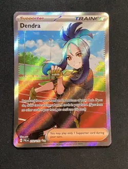 Pokemon Card TCG - Dendra 250/193 Full Art Trainer Ultra Rare Paldea Evolved LP - Image 1