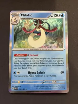 Milotic Paradox Rift Holo 036/182 Pokemon Trading Card Game TCG - Image 1