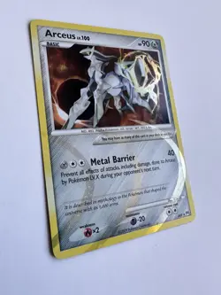 Pokemon Arceus Lv. 100 AR9 Platinum Holo Rare Pokemon Card TCG NM - Image 2