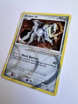 Pokemon Arceus Lv. 100 AR9 Platinum Holo Rare Pokemon Card TCG NM - Image 3