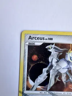 Pokemon Arceus Lv. 100 AR9 Platinum Holo Rare Pokemon Card TCG NM - Image 4