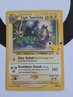 Light Toxtricity SWSH137 SWSH: Sword & Shield Promo Cards Holo Near Mint - Image 1