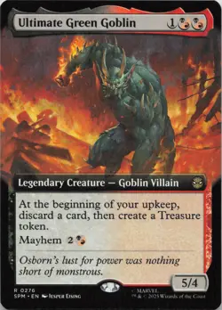 Ultimate Green Goblin (Extended Art) R Marvel's Spider-Man 276 LP-NM MTG - Image 1