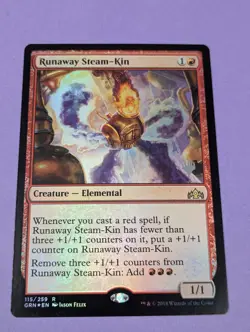 MTG Magic: Guilds of Ravnica Promos: Runaway Steam-Kin Foil #115/259 Rare - NM - Image 1