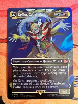 Kefka, Court Mage (0543) (Borderless) (Surge Foil) Final Fantasy Foil - Image 1