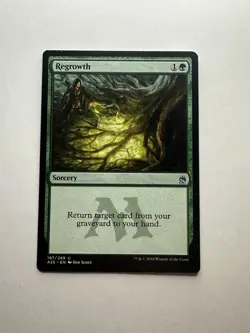 Regrowth NM Masters 25 Magic The Gathering Mtg Near Mint Sorcery - Image 1