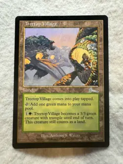 MTG - Treetop Village - Urza's Legacy - LP - Free Shipping! - Image 1