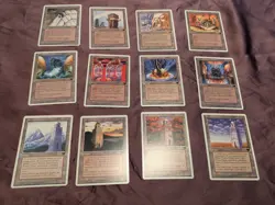 All 12 Urza Lands - Chronicles Tron MTG, LP-MP, Free Ship In Bubble Mailer - Image 1