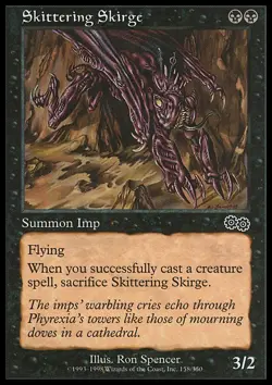 Lull x1 and Skittering Skirge x1 Urza's Saga NM MTG - Image 2