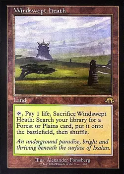 Windswept Heath (Retro Frame) Non- Foil R Modern Horizons 3 440 NM - Image 1