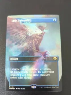 Strix Serenade Borderless Foil NM - Modern Horizons 3 - Image 1