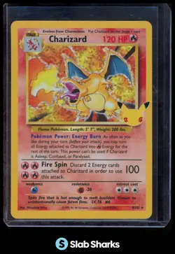 2021 POKEMON SWSH CELEBRATIONS #4/102 CHARIZARD HOLO CLASSIC COLLECTION - Image 1